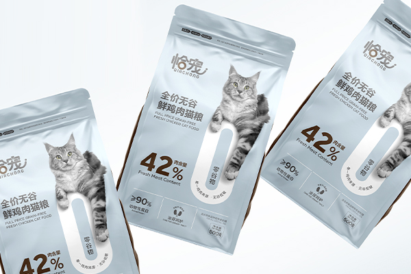 恰寵無谷鮮雞肉貓糧包裝設(shè)計(jì)