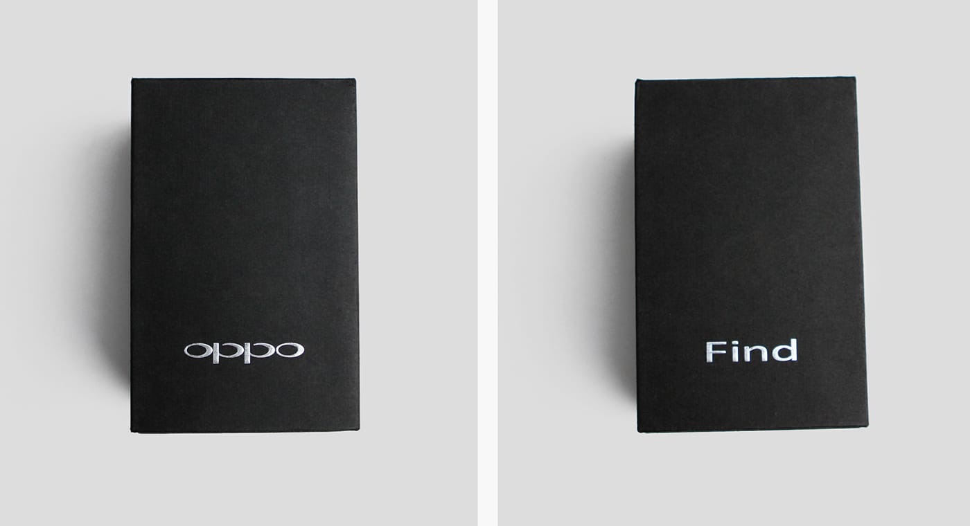 OPPO Find 手機包裝廣告