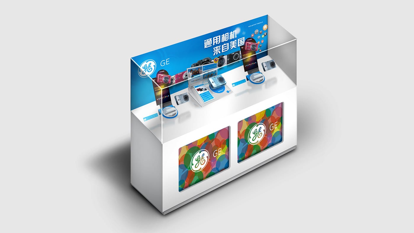 GE通用展柜廣告
